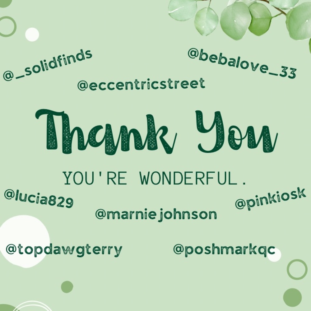 Thank you Poshers!